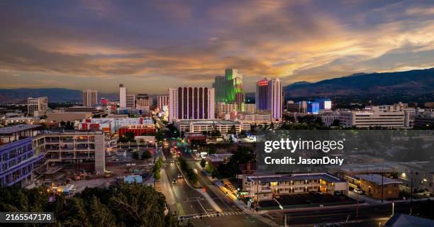 reno nevada skyline - hotell bildbanksfoton och bilder
