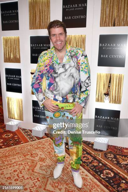 Perez Hilton attends the Bazaar Mar Ribbon Cutting Ceremony on August 05, 2024 in Las Vegas, Nevada.