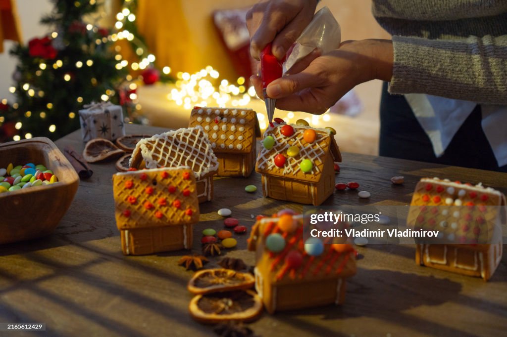 Preparing for Christmas at home