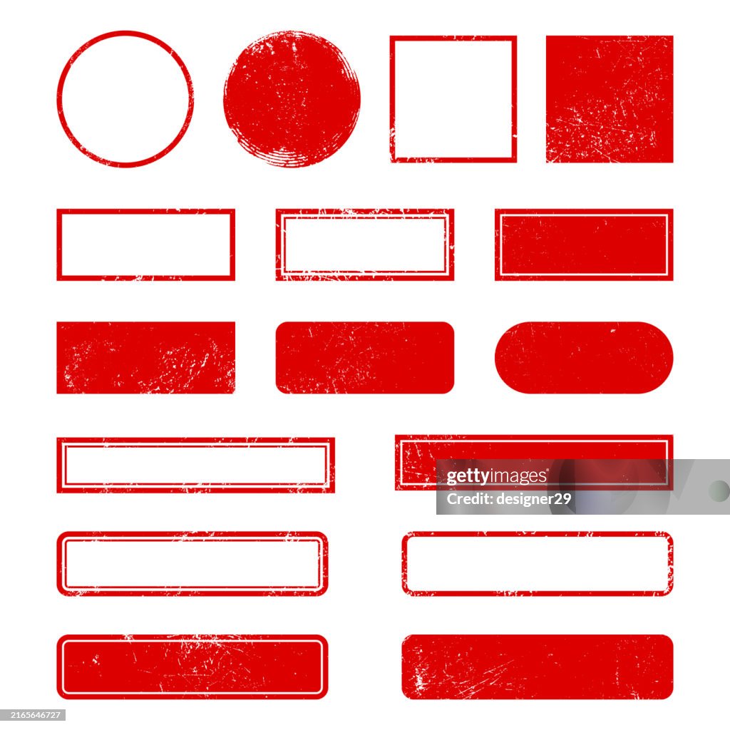 Grunge Gummi Stempel Vektor Sammlung