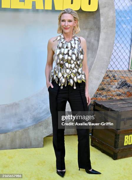 Cate Blanchett attends "Borderlands" Special Los Angeles Fan Event at TCL Chinese Theatre on August 06, 2024 in Hollywood, California.