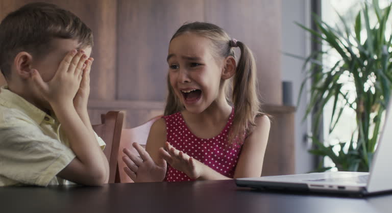 Misbehaving Computer 20 Kids Fighting Over Laptop Stock Videos, Footage, & 4K Video Clips ...
