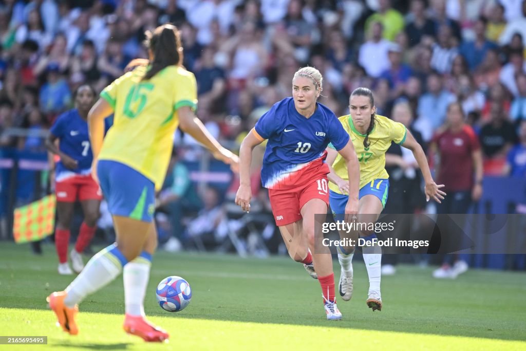 Brazil v United States: Gold Medal Match: Women's Football - Olympic Games Paris 2024: Day 15