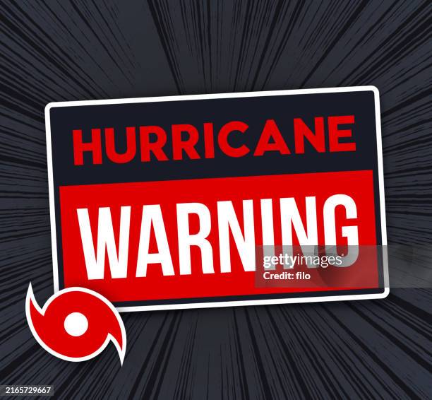 hurricane warning storm background - saturated color stock illustrations