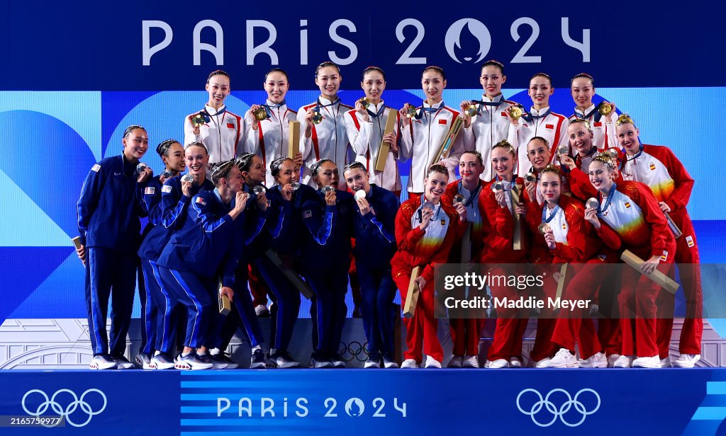 Artistic Swimming - Olympic Games Paris 2024: Day 12