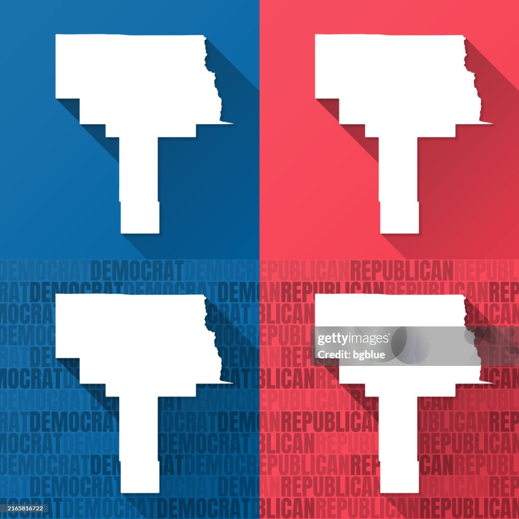 Grant County, New Mexico. Maps on blue and red backgrounds