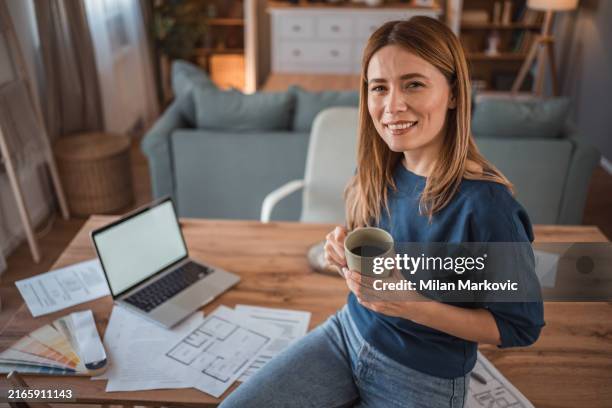 the comfort of working from home - computer code writer stock pictures, royalty-free photos & images