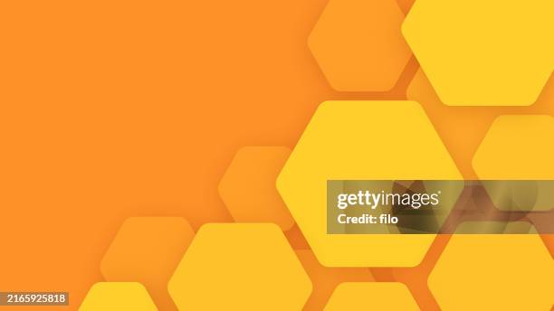 stockillustraties, clipart, cartoons en iconen met modern hexagon design background frame edge - speech background