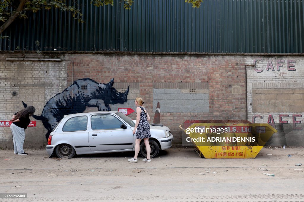 BRITAIN-ART-BANKSY