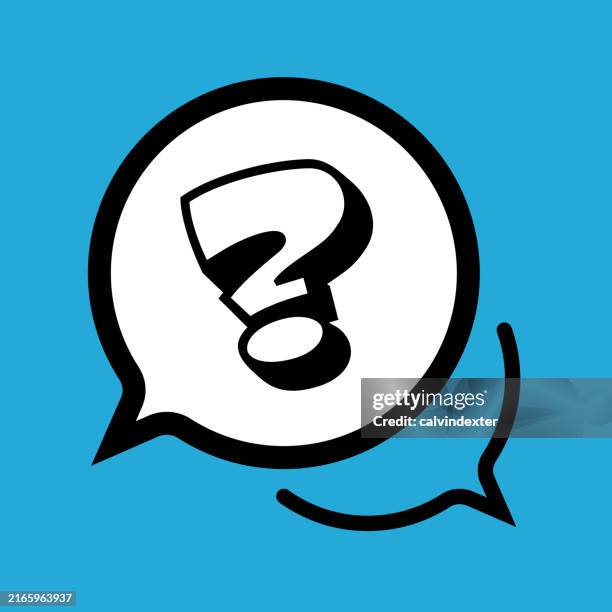 Question Getty Question Mark On Speech Bubble High-Res Vector Graphic - Getty Images