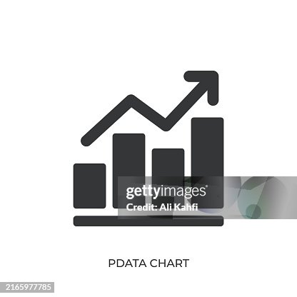 Pdata chart glyph solid icon. Solid icon that can be applied anywhere, simple, pixel perfect and modern style Pdata chart glyph solid icon. Solid icon that can be applied anywhere, simple, pixel perfect and modern style