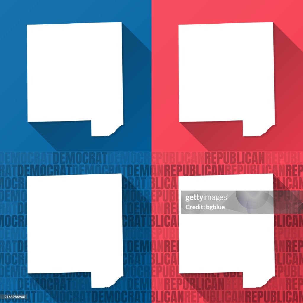 Dupage County, Illinois. Maps on blue and red backgrounds