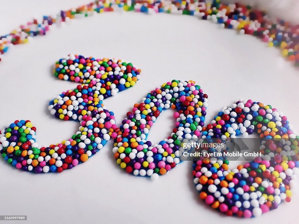 Close-Up Of Multi Colored Candies