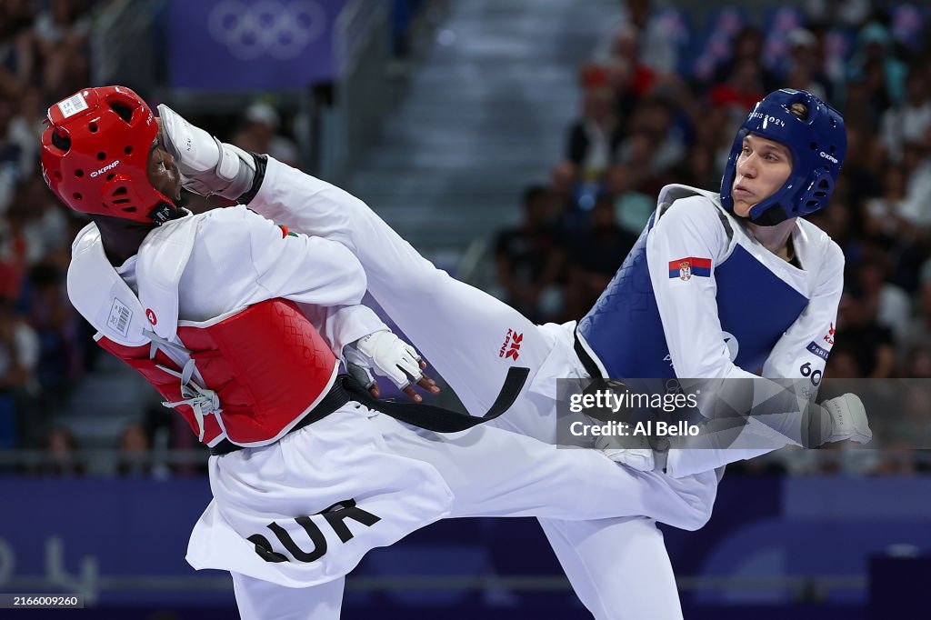 Taekwondo - Olympic Games Paris 2024: Day 14