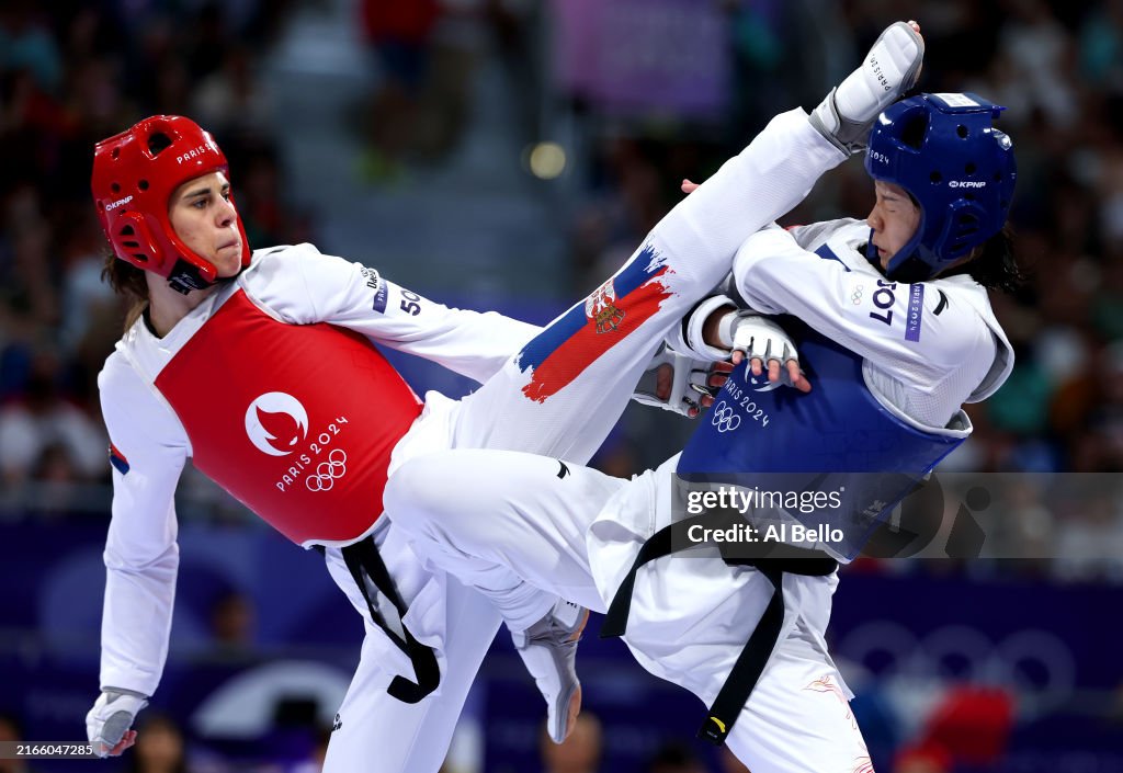 Taekwondo - Olympic Games Paris 2024: Day 14