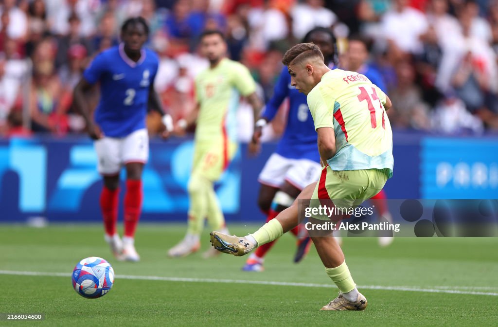 France v Spain: Gold Medal Match: Men's Football - Olympic Games Paris 2024: Day 14