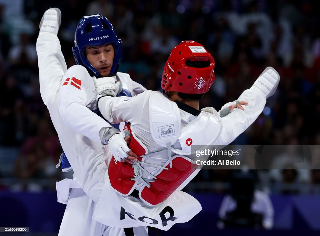 Taekwondo - Olympic Games Paris 2024: Day 14