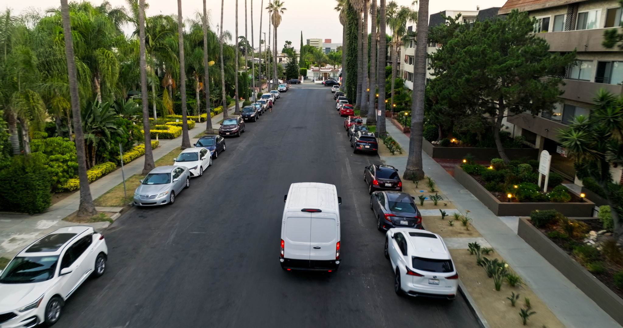 delivery van streets