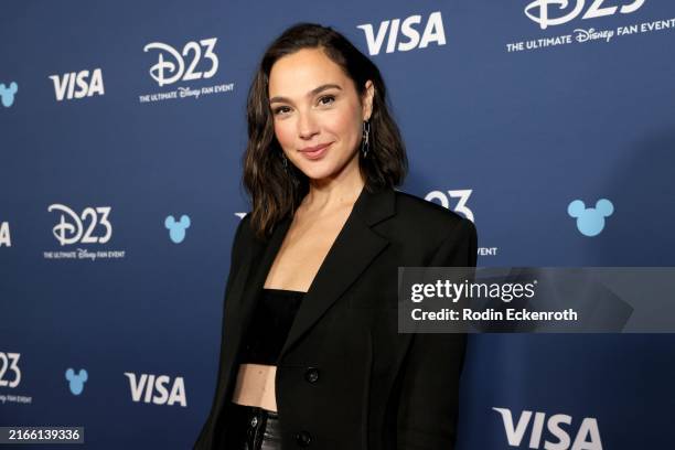 Gal Gadot at D23: The Ultimate Disney Fan Event in Anaheim, California on August 09, 2024.