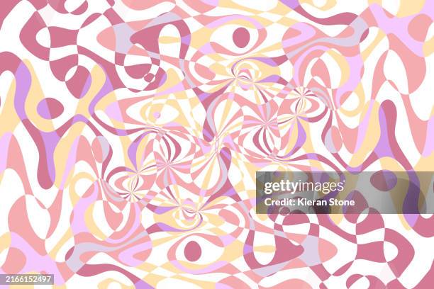 psychedelic abstract background - psychedelic pattern stock pictures, royalty-free photos & images