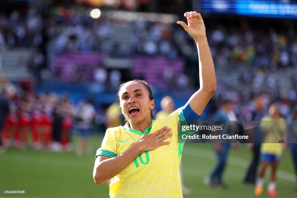 Brazil v United States: Gold Medal Match: Women's Football - Olympic Games Paris 2024: Day 15