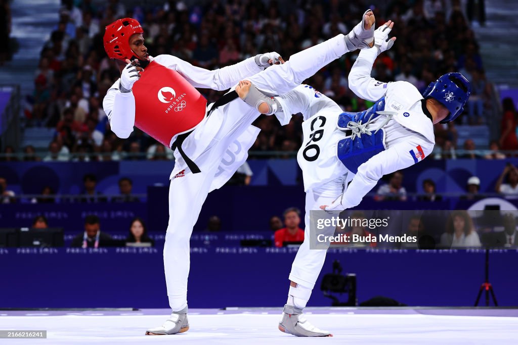 Taekwondo - Olympic Games Paris 2024: Day 15