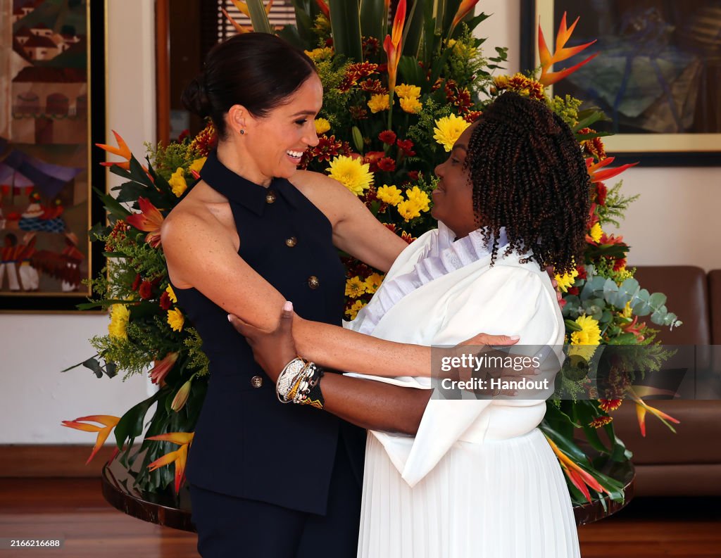 The Duke and Duchess of Sussex Visit Colombia - Day 1