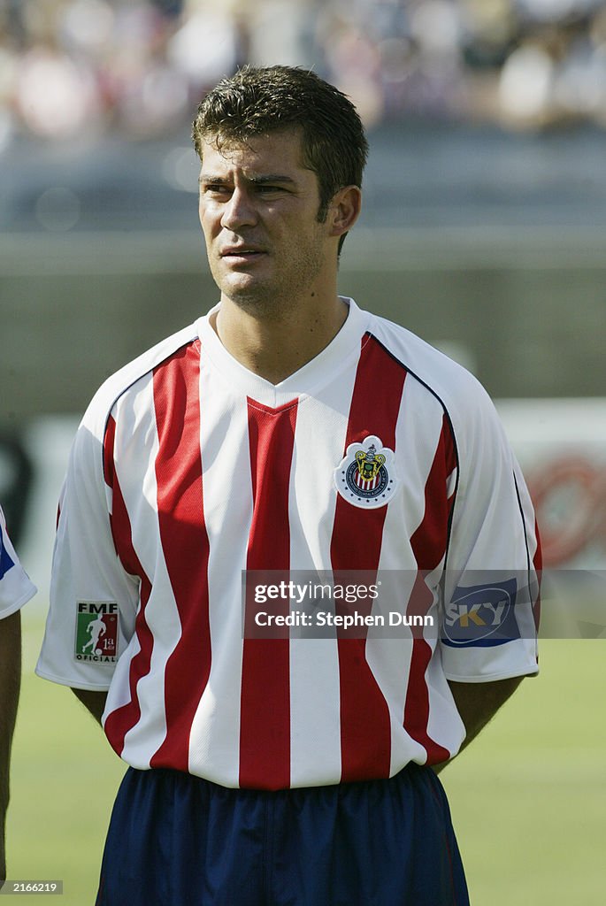 Chivas Ramon Ramon Ramirez of Chivas looks on prior to the Recopa preliminary game ...