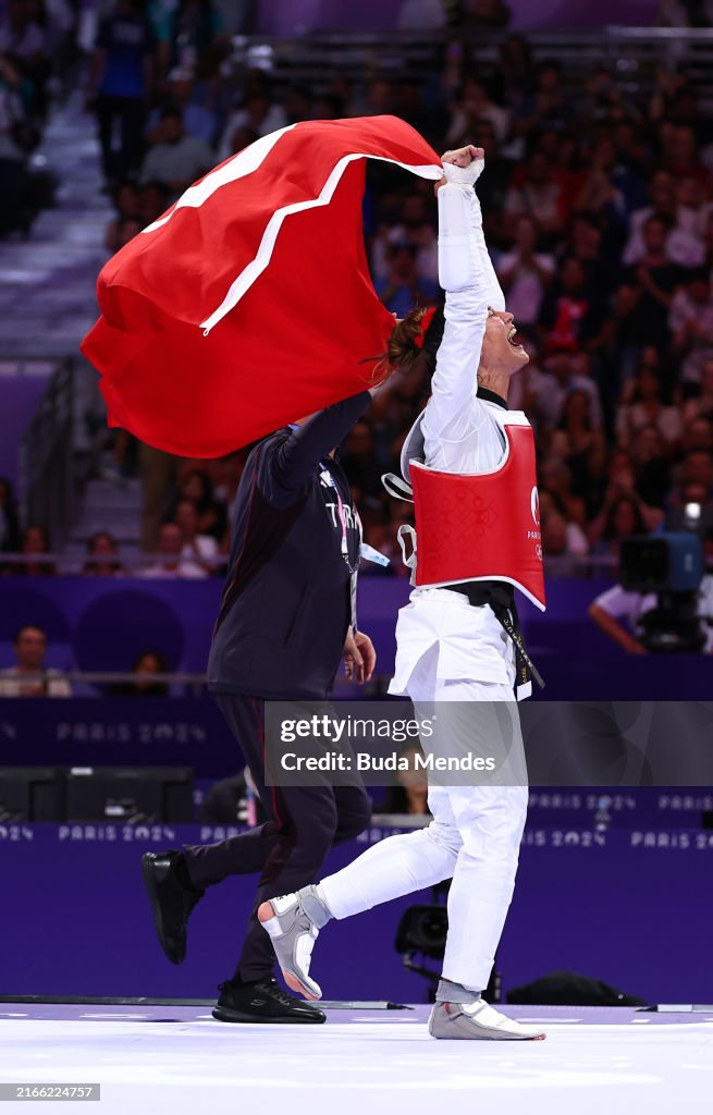 Taekwondo - Olympic Games Paris 2024: Day 15
