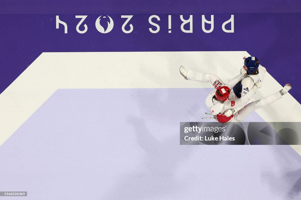 Taekwondo - Olympic Games Paris 2024: Day 15