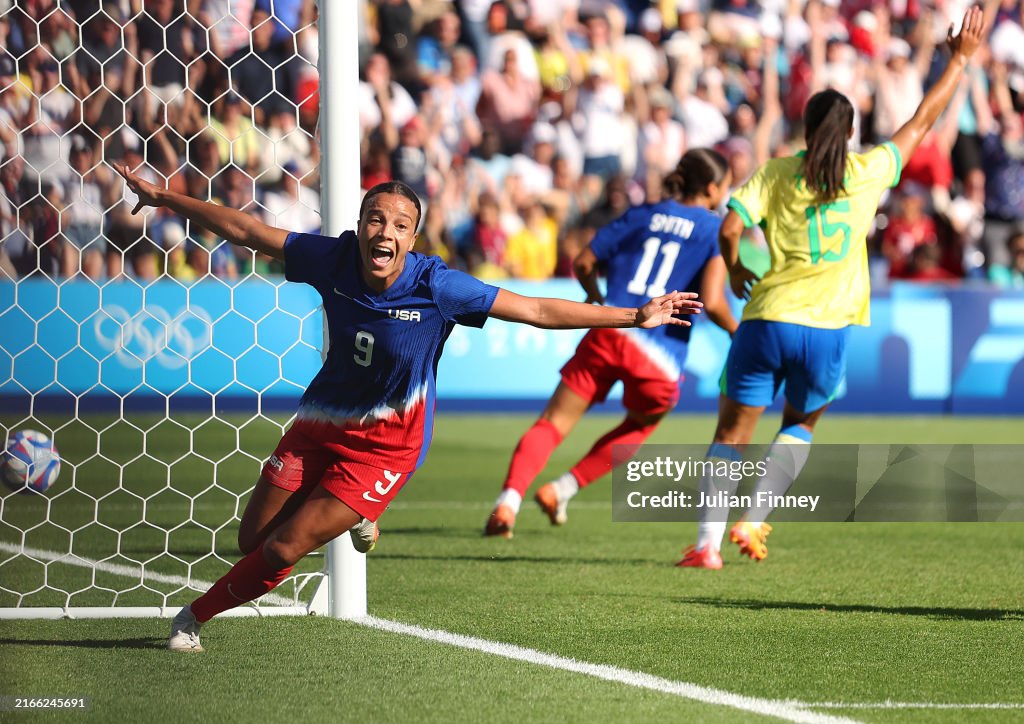 Brazil v United States: Gold Medal Match: Women's Football - Olympic Games Paris 2024: Day 15