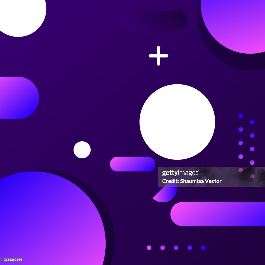 Simple business webinar social media stories post template with geometric circle frame on blue background
