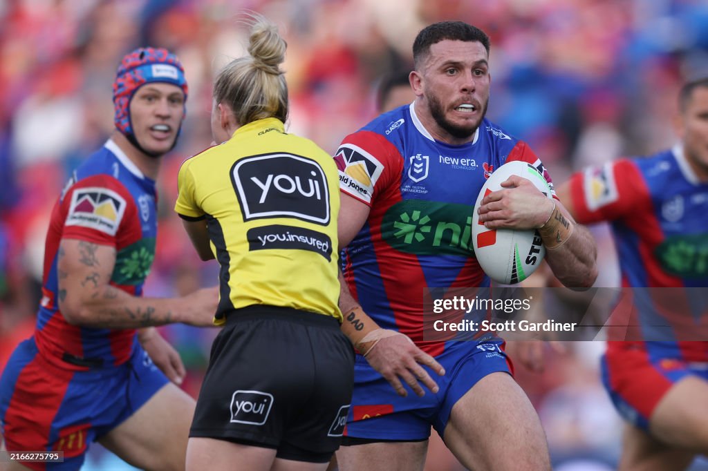 NRL Rd 23 - Knights v Tigers