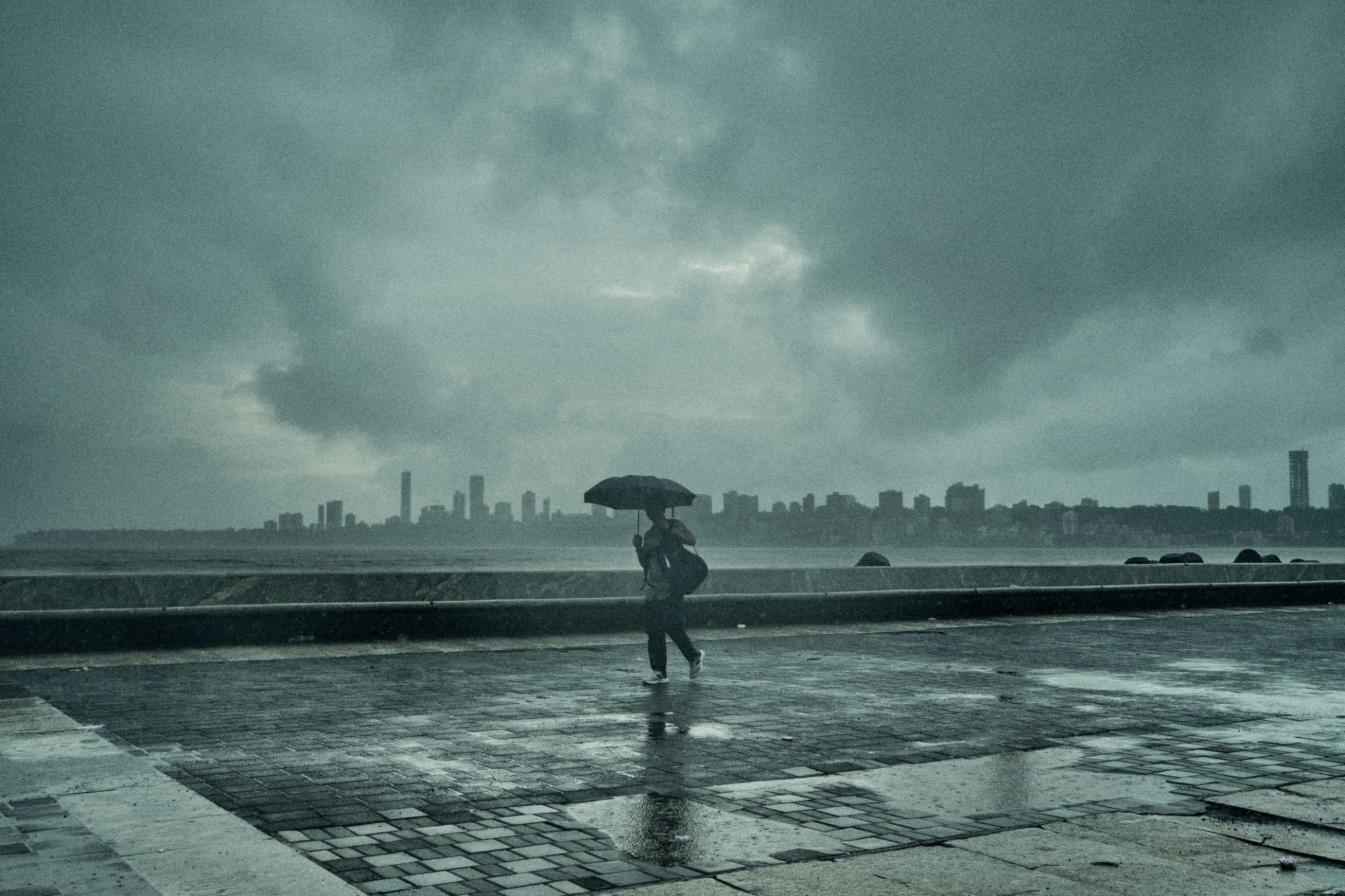 rainy city