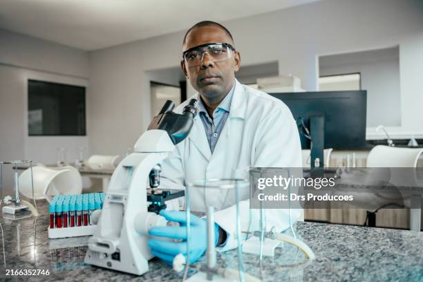 Microscope Man 1,164 Black Man Microscope Stock Photos, High-Res Pictures, and Images ...