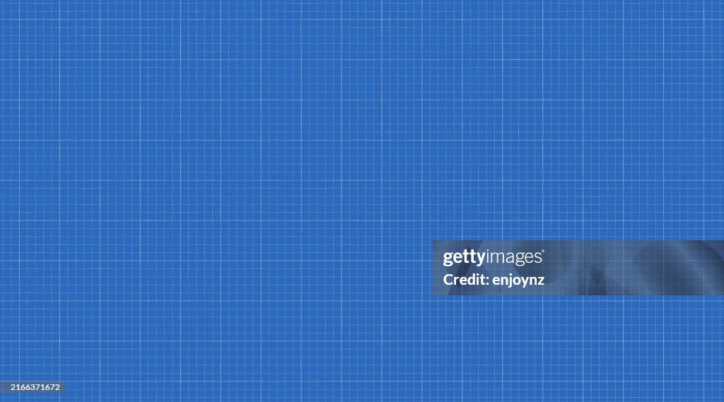 Seamless blue graph paper background