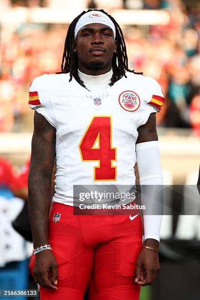 Who Is Rashi Rice Rashee Rice of the Kansas City Chiefs stands on the sidelines during ...