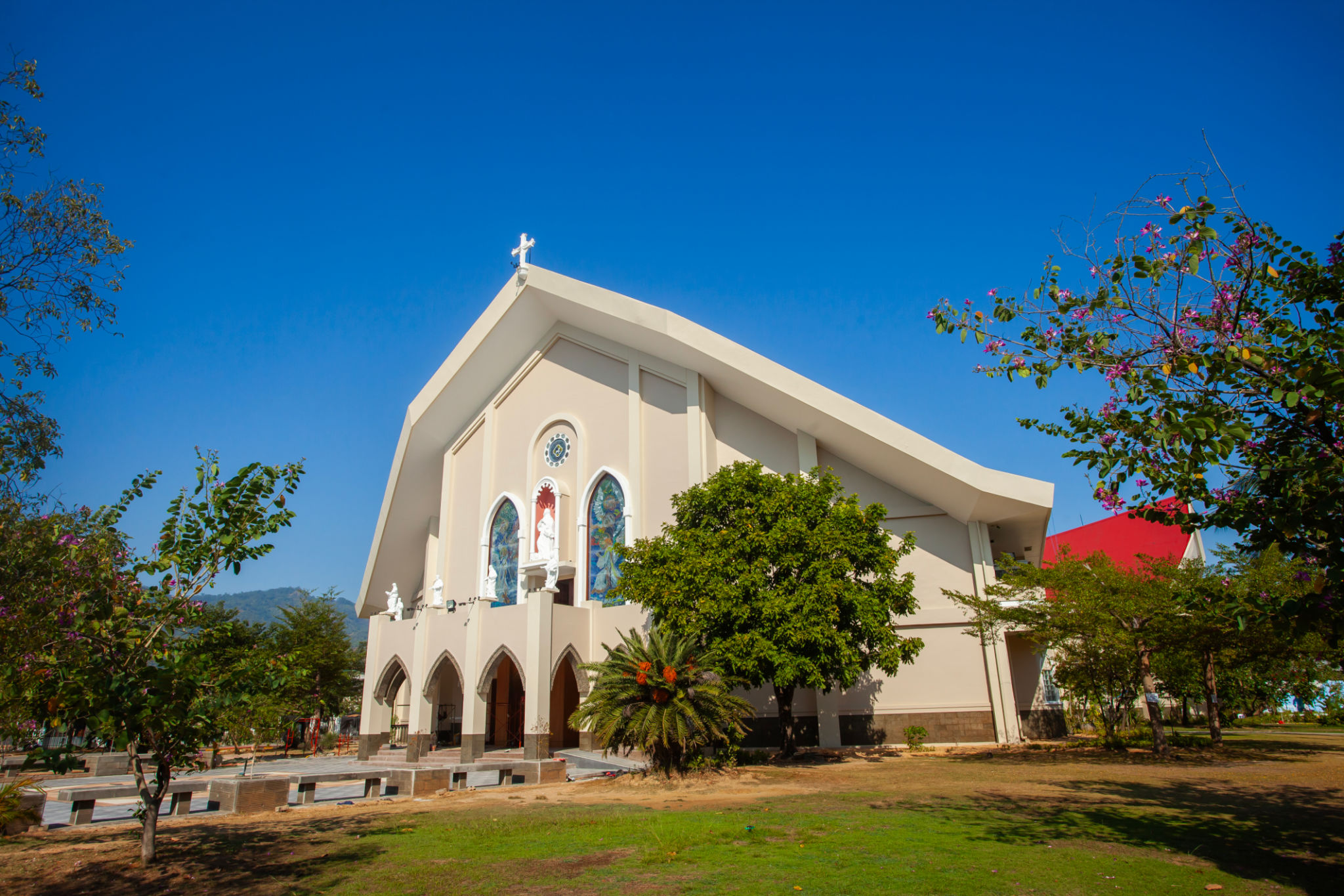 The Cathedral of the Immaculate Conception is a Catholic cathedral church located in the city of Dili, the capital of East Timor. The Cathedral of the Immaculate Conception is a Catholic cathedral church located in the city of Dili, the capital of East Timor.