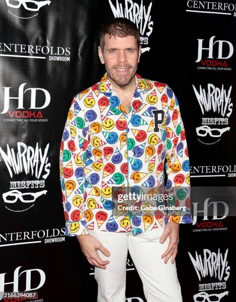 Perez Hilton attends Murray's Misfits at Centerfolds Cabaret Las Vegas on August 11, 2024 in Las Vegas, Nevada.
