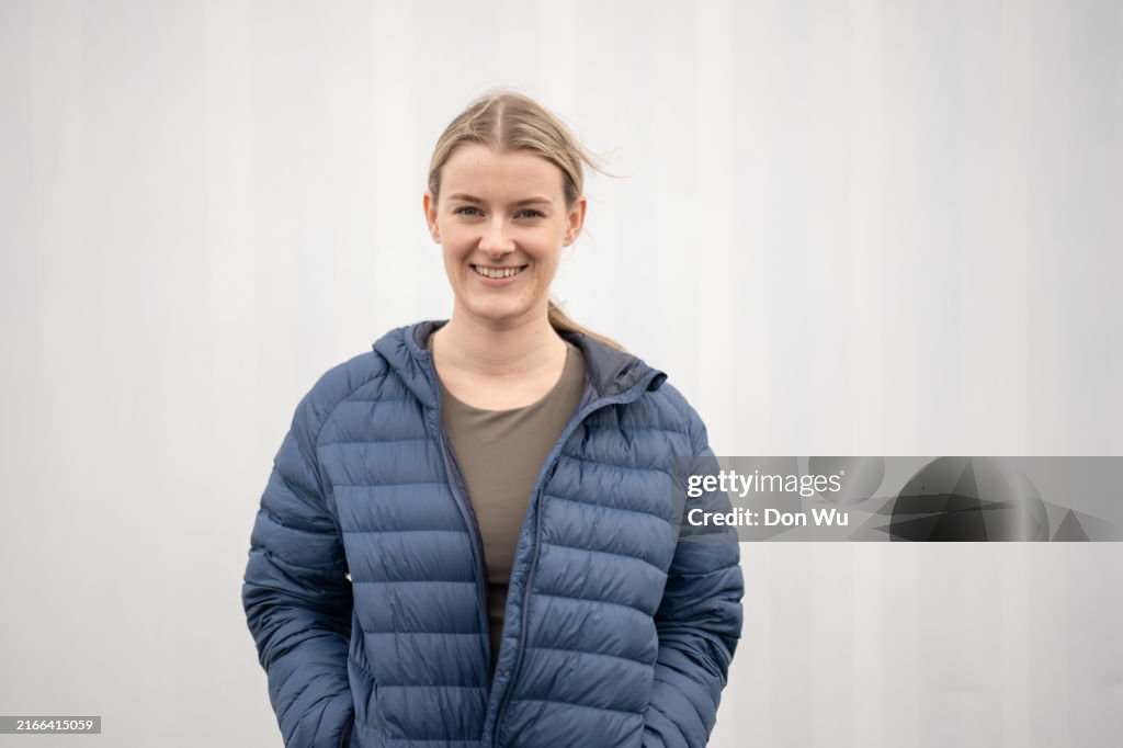 Portrait of Smiling Athletic Woman