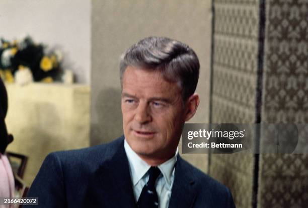 Senator Edward J Gurney of Florida, pictured in Washington, January 5th 1969.