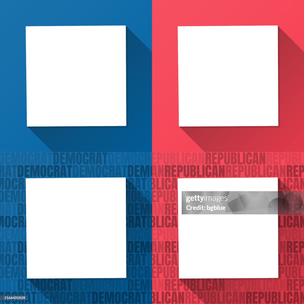 Crosby County, Texas. Maps on blue and red backgrounds