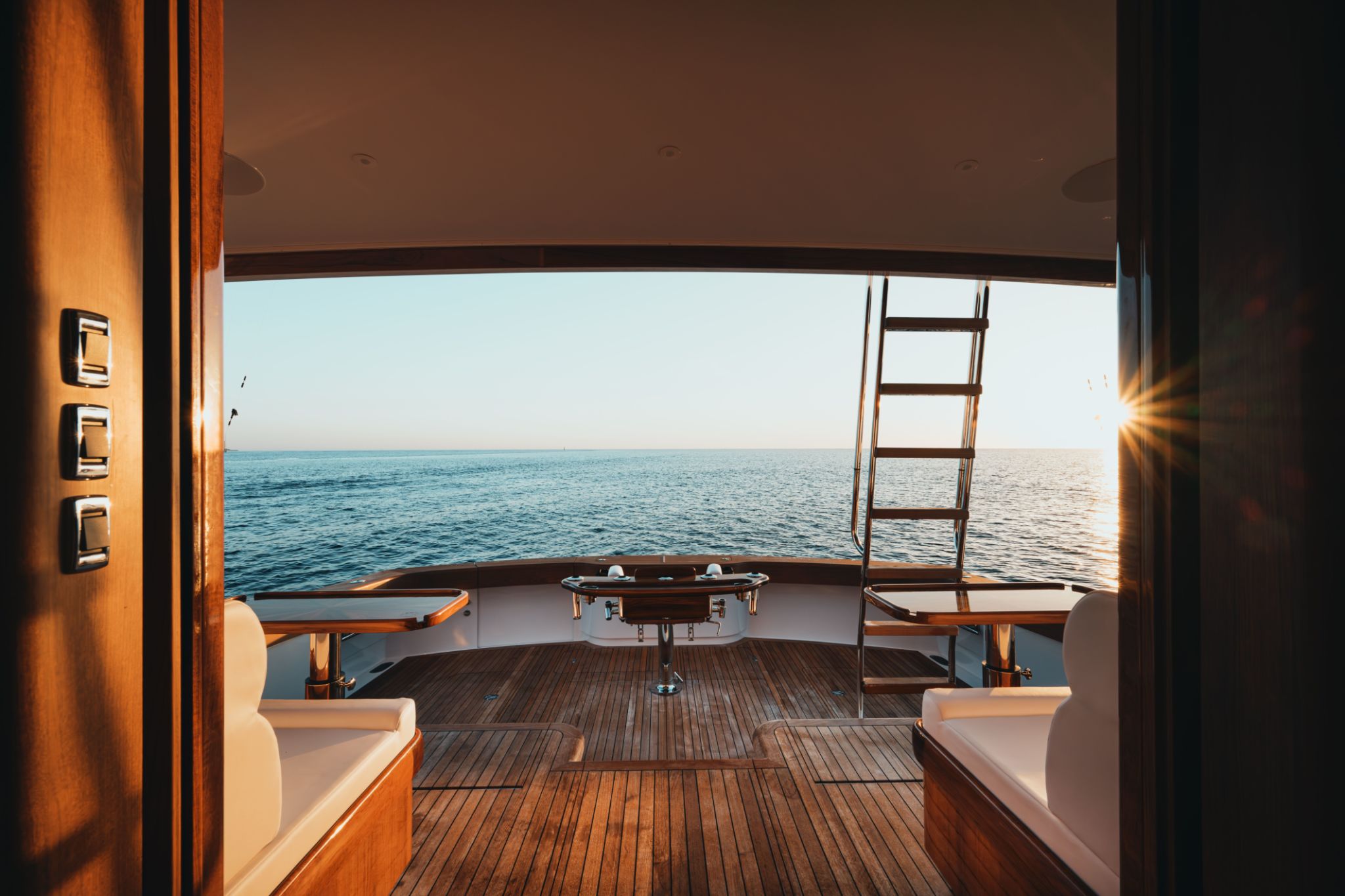 yacht deck relaxation