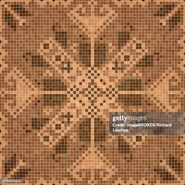 Mosaic Tiles Background Seamless Vector Pattern High-Res Vector Graphic ...