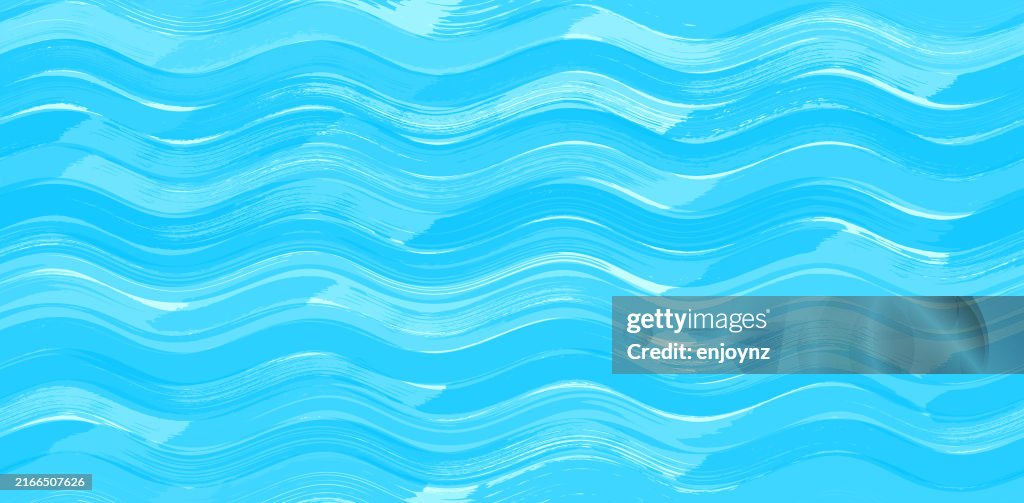 Blue Wavey Line Pattern Seamless Blue Wavy Lines Pattern Background High-Res Vector Graphic ...