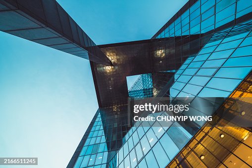Modern office building detail, London Modern office building detail, London