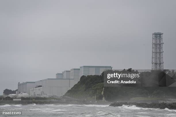 View of the Fukushima Daiichi nuclear power plant in Okuma City, Fukushima Prefecture, Japan, where radioactive water was discovered leaking from...