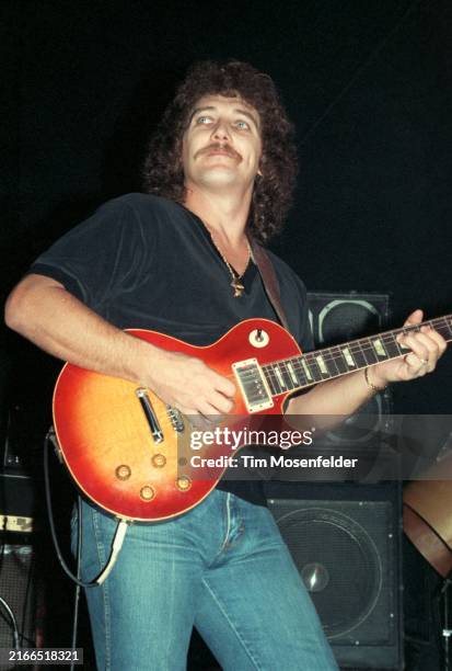Dan Toler of the Gregg Allman Band performs at Keystone Palo Alto on September 26, 1985 in Palo Alto, California.