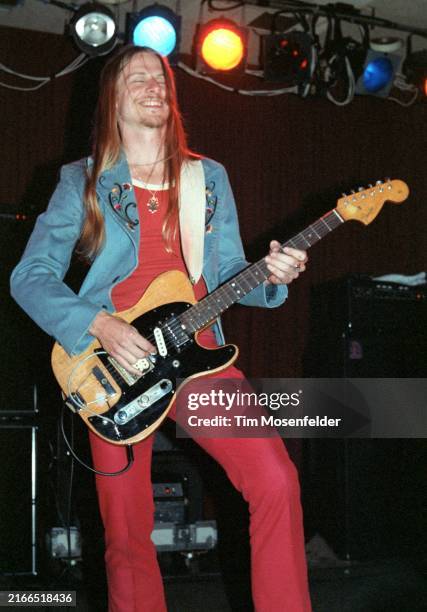 Steve Morse performs at The Old Waldorf on October 12, 1983 in San Francisco, California.