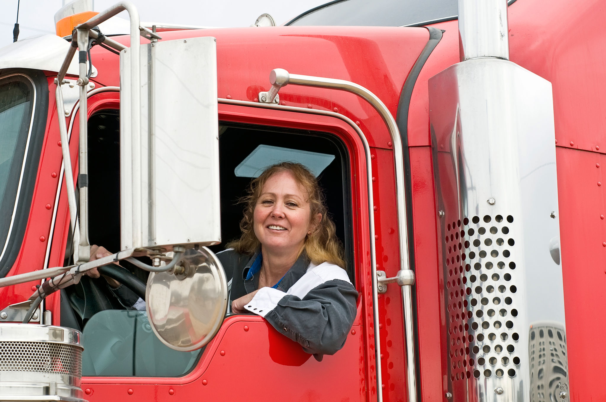 woman truck driver